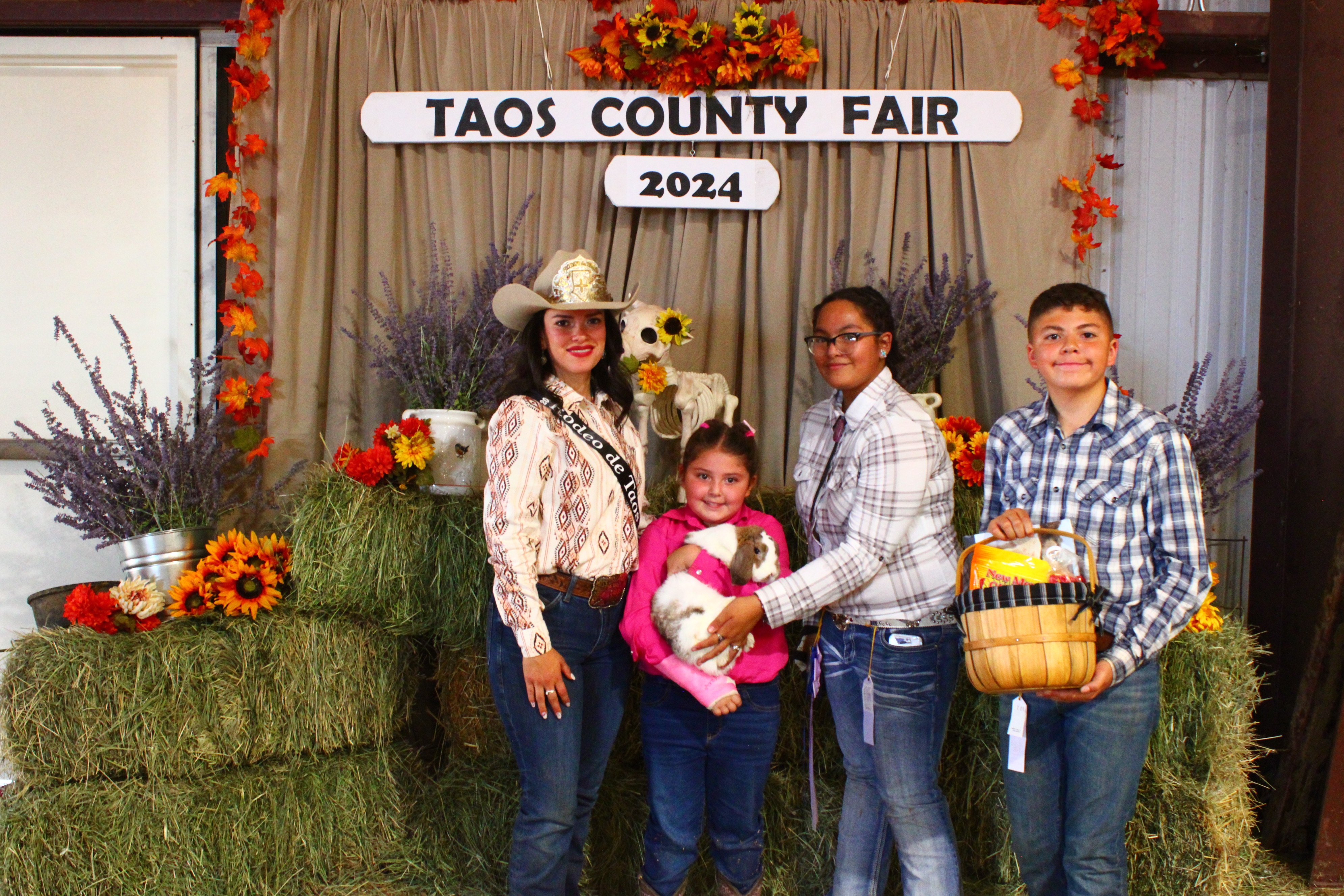 Taos County Fair 2024 Jr Livestock Show Bue Ribbon Winner-Rabbit Category-Juan I. Gonzales Agricultural Center-Taos, NM